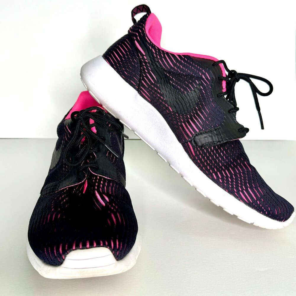 Nike XB Black Mesh Hot Pink Women's Athletic Shoes Size 9 - Picture 1 of 5